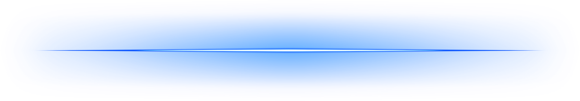 Glowing Blue Neon Line Light